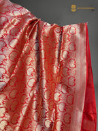 Pure Katan Silk Handloom Banarasi Saree - All Over Floral Tanchui Brocade