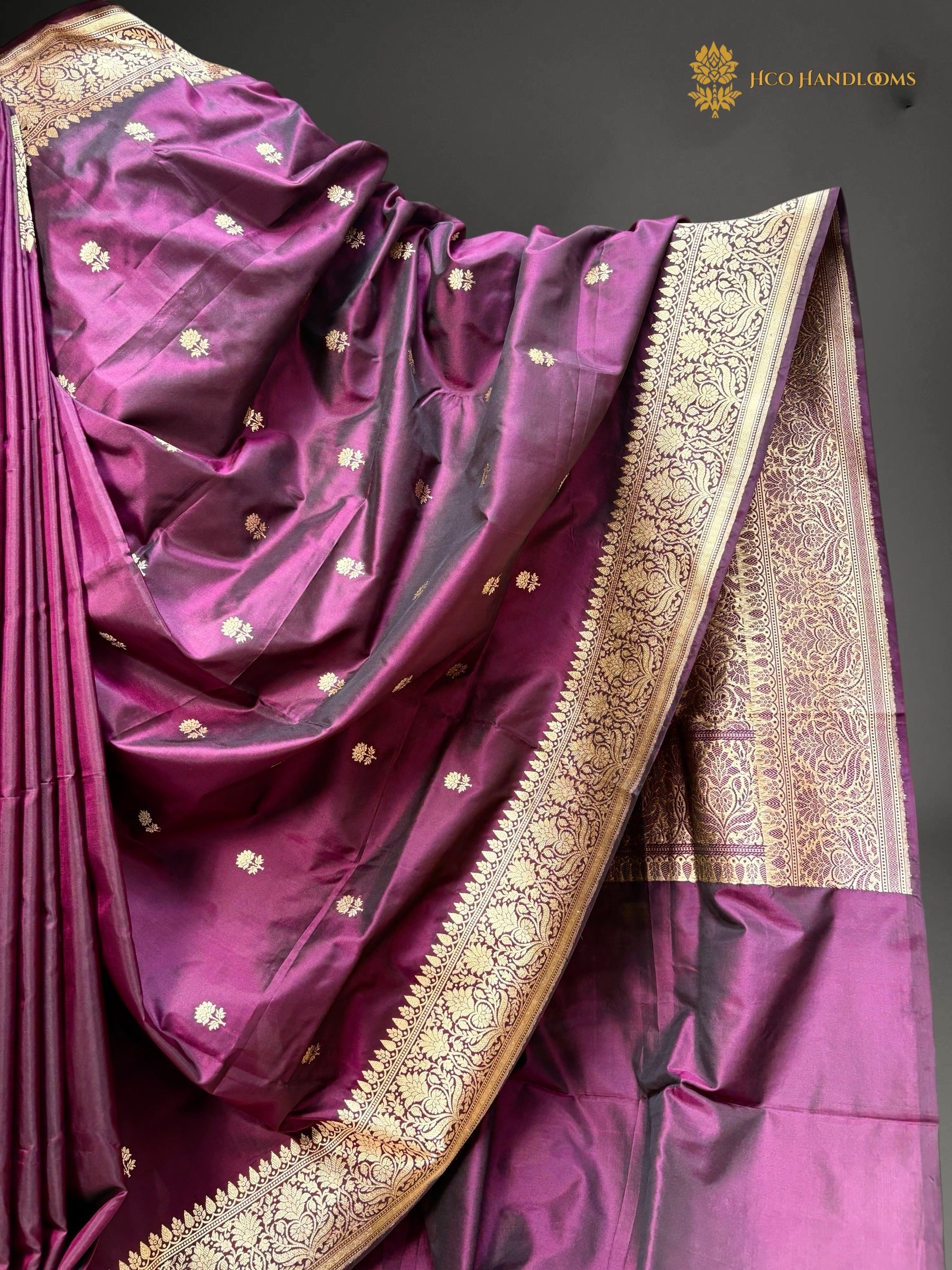 Pure Katan Silk Handloom Banarasi Saree - All Over Kadhua Motifs