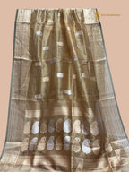 Pure Tissue Silk Handloom Banarasi Saree - All Over Kadhua Motifs