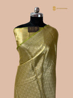 Pure Tissue Silk Tanchui Brocade Handloom Banarasi Saree