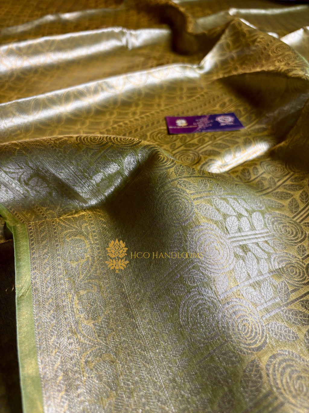 Pure Tissue Silk Tanchui Brocade Handloom Banarasi Saree