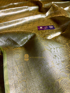 Pure Tissue Silk Tanchui Brocade Handloom Banarasi Saree