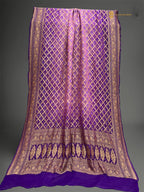 Pure Georgette Banarasi Bandhej Handloom Dupatta
