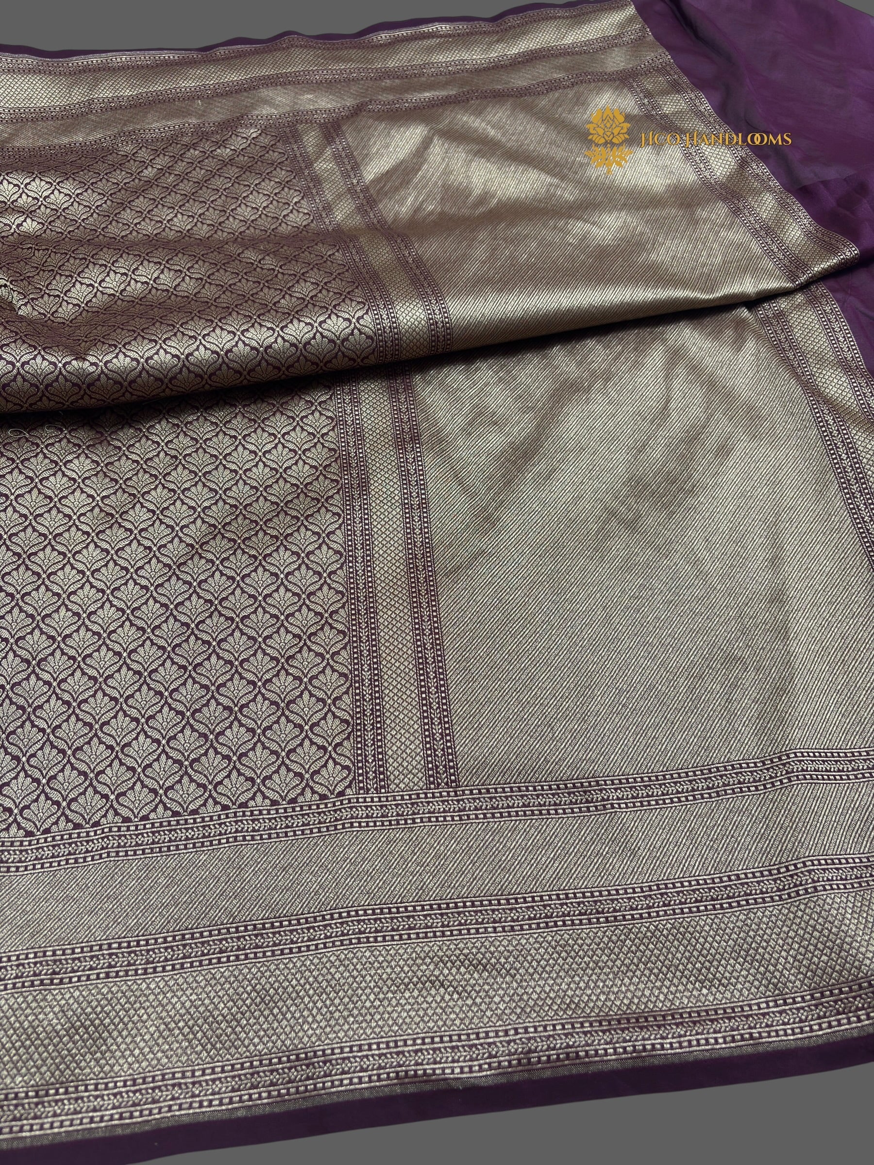 Wine Premium Soft Katan Silk Tanchui Brocade Banarasi Saree