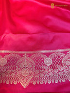 Premium Mashru Katan Silk Banarasi Saree - All Over Jaal Pattern