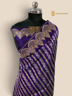 Pure Katan Silk Handloom Banarasi Saree - All Over Kadhua Jangla Work