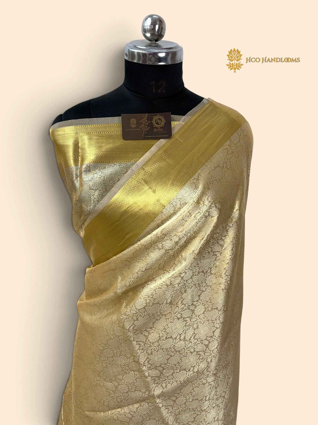 Pure Tissue Silk Handloom Banarasi Saree - All Over Tanchui Brocade