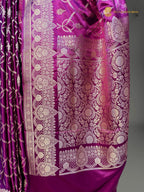 Premium Mashru Katan Silk Banarasi Saree - All Over Jaal Pattern