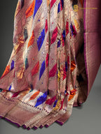 Regal Pure Katan Silk Handloom Rangkat Banarasi Saree