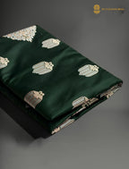 Premium Mashru Katan Silk Banarasi Saree - All Over Motifs