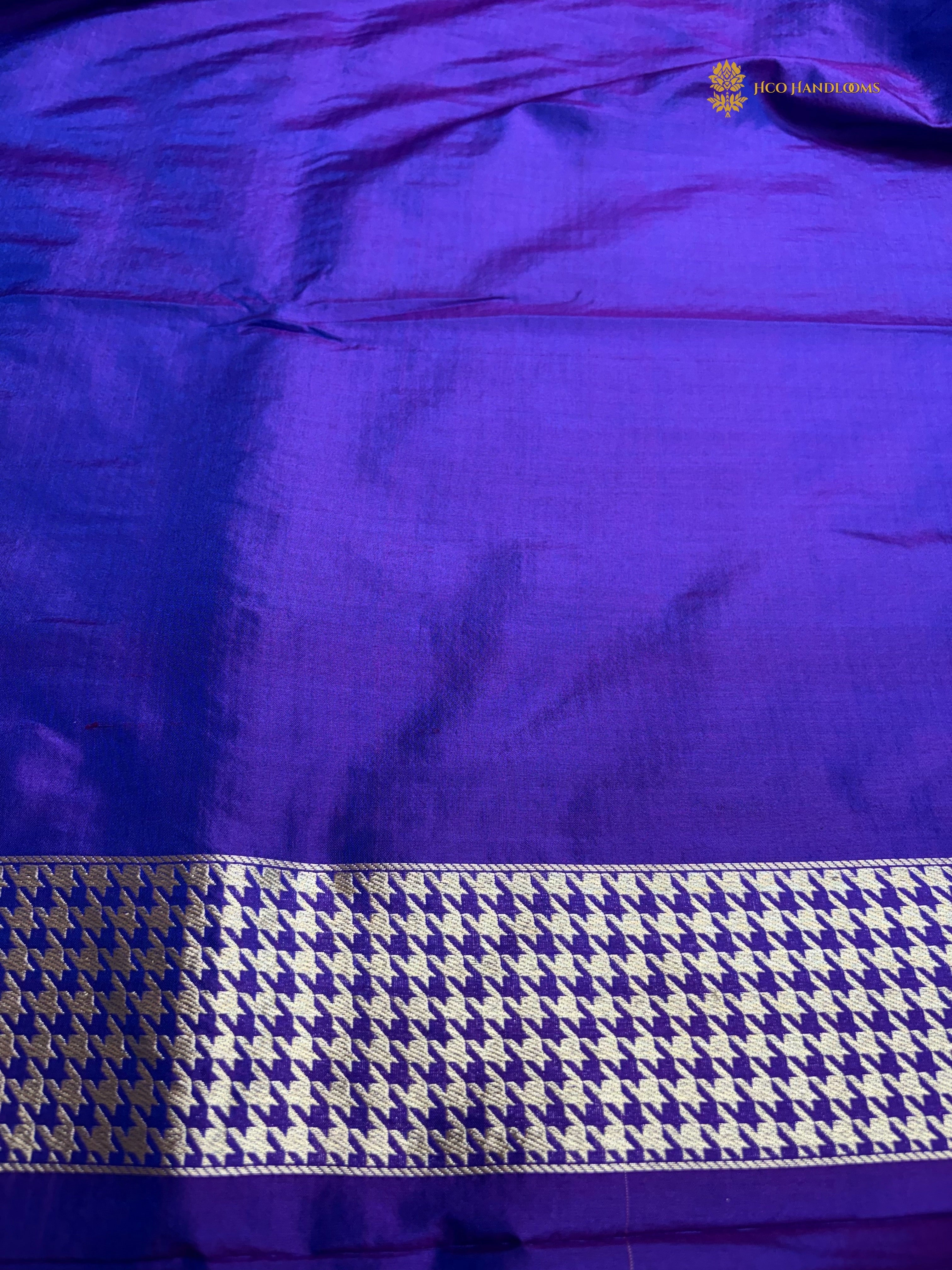Regal Pure Katan Silk Banarasi Saree - Handwoven Tanchui Brocade