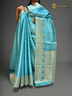 Pure Mashru Crepe Silk Banarasi Saree - All Over Motifs