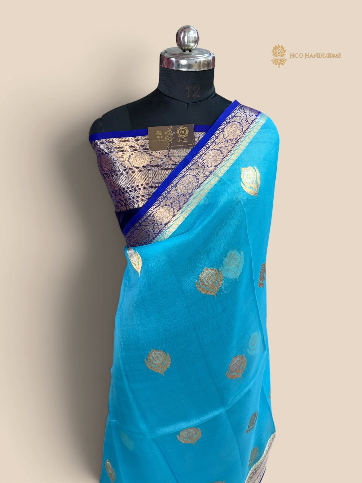 Pure Kora Silk Handloom Banarasi Saree - Meenakari Kadhua Motifs