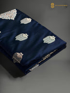 Premium Mashru Katan Silk Banarasi Saree - All Over Motifs