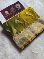 Premium Mashru Katan Silk Jangla Banarasi Saree