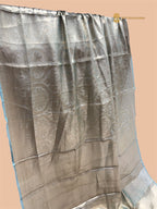 Pure Tissue Silk Tanchui Brocade Handloom Banarasi Saree