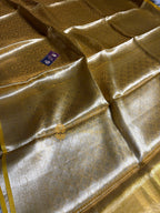 Pure Tissue Silk Tanchui Brocade  Handloom Banarasi Saree