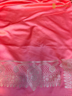 Premium Mashru Katan Silk Banarasi Saree - All Over Jaal Pattern