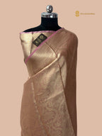 Pure Tissue Silk Tanchui Brocade Handloom Banarasi Saree