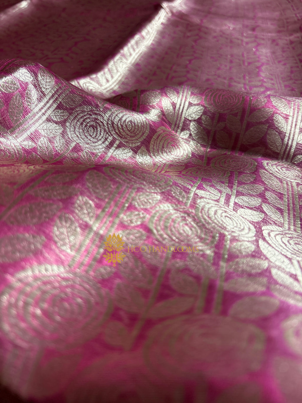 Pure Tissue Silk Tanchui Brocade Handloom Banarasi Saree