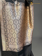 Premium Mashru Katan Silk Banarasi Saree - All Over Jangla