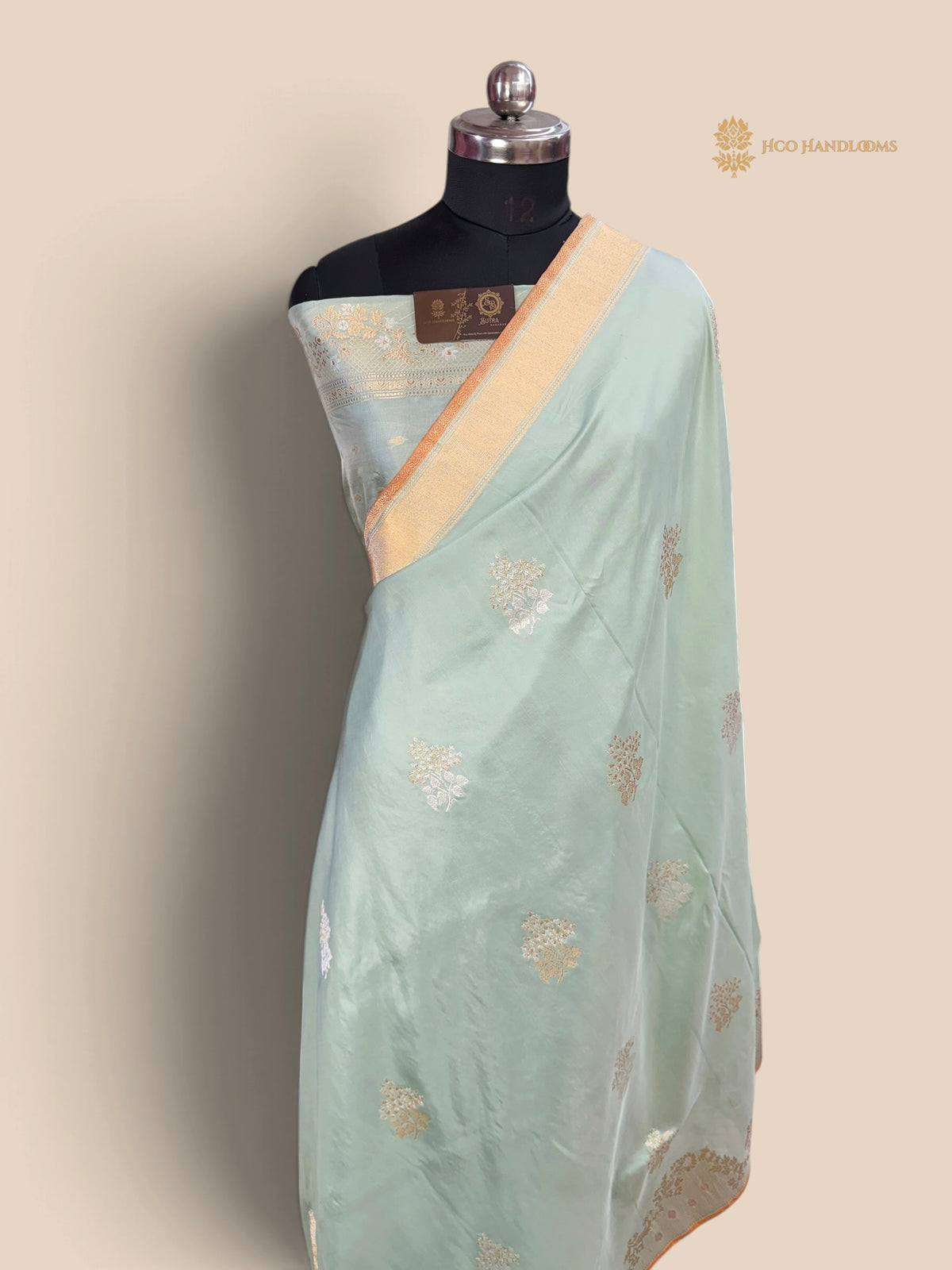Pure Katan Silk Handloom Banarasi Saree - All Over Kadhua Motifs