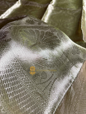 Pure Tissue Silk Tanchui Brocade Handloom Banarasi Saree