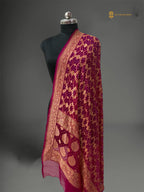 Pure Georgette Banarasi Bandhej Handloom Dupatta