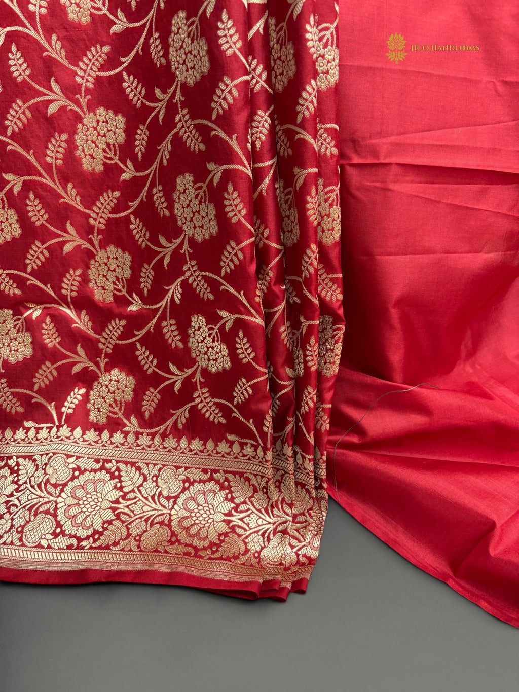 Regal Pure Katan Silk Handloom Banarasi Saree - All Over Jaal Work