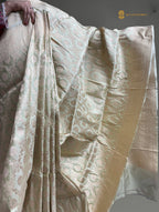Regal Pure Katan Silk Handloom Banarasi Saree - All Over Jaal Work