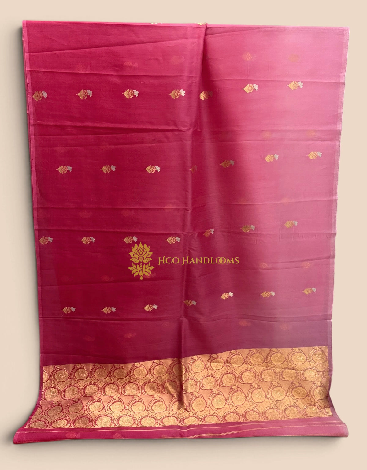 Pure Kora Silk Handloom Banarasi Saree - Meenakari Kadhua Motifs