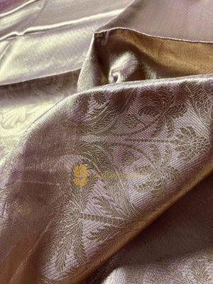 Pure Tissue Silk Tanchui Brocade Handloom Banarasi Saree