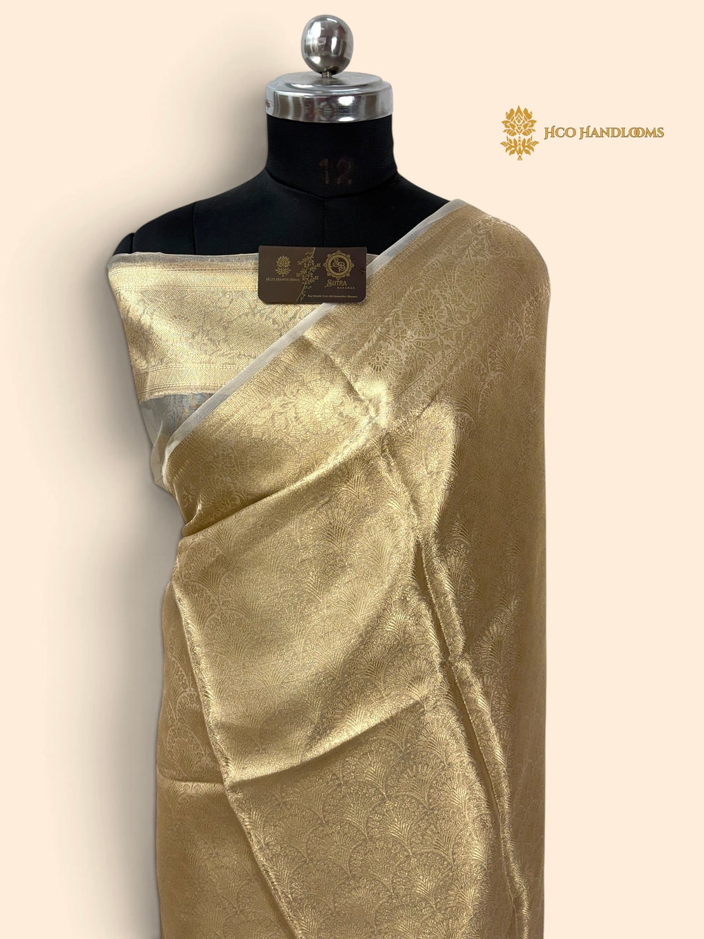 Pure Tissue Silk Handloom Banarasi Saree - All Over Tanchui Brocade