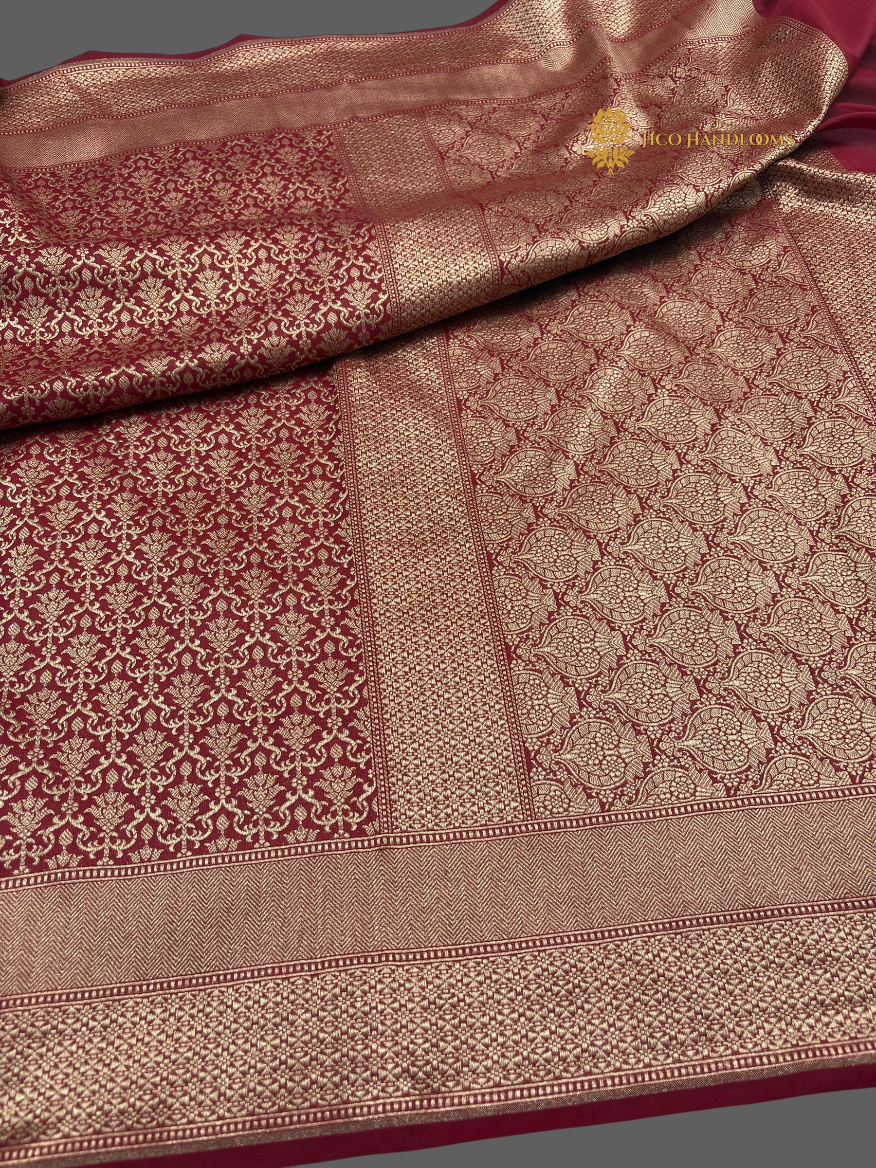 Red Premium Soft Katan Silk Tanchui Brocade Banarasi Saree