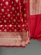 Regal Pure Katan Silk Handloom Banarasi Saree - All Over Motifs