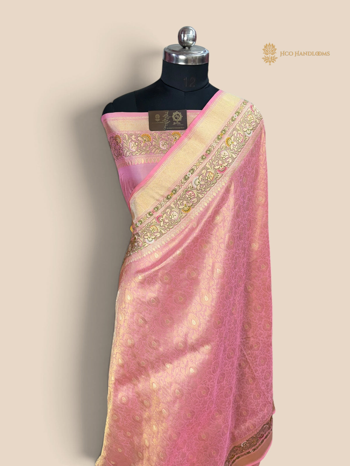 Regal Pure Katan Silk Handloom Banarasi Saree - All Over Tanchui Brocade
