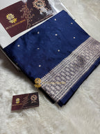 Premium Mashru Katan Silk Banarasi Saree With Floral Tanchui Brocade