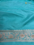 Regal Pure Katan Silk Handloom Banarasi Saree - All Over Floral Jangla With Meenakari