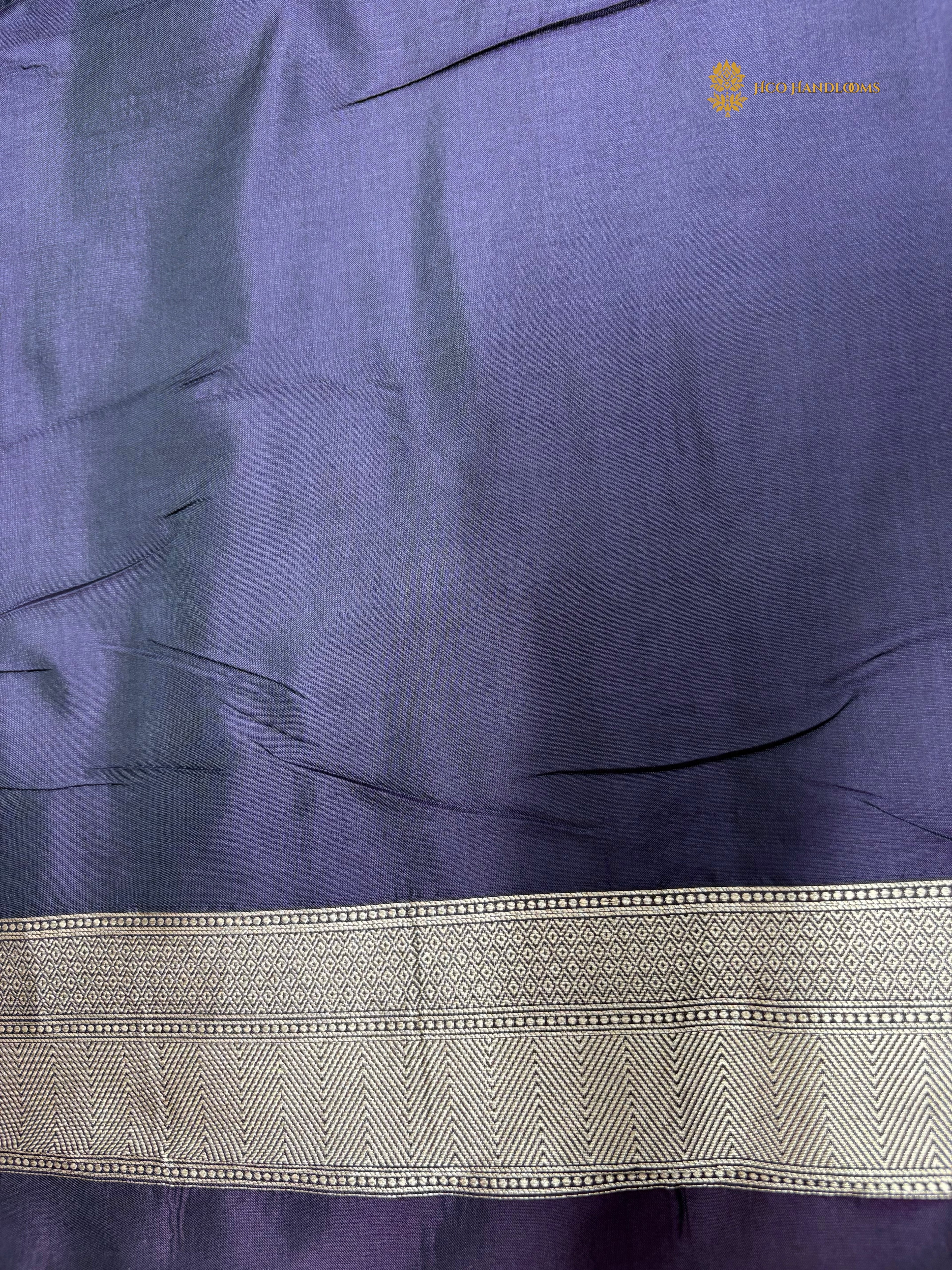 Regal Pure Katan Silk Banarasi Saree - Handwoven Tanchui Brocade