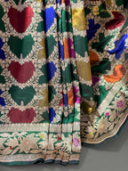 Regal Pure Katan Silk Handloom Rangkat Banarasi Saree