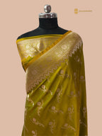 Premium Mashru Katan Silk Jangla Banarasi Saree