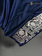 Premium Mashru Katan Silk Banarasi Saree - All Over Motifs