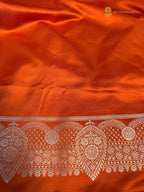 Premium Mashru Katan Silk Banarasi Saree - All Over Jaal Pattern