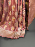 Pure Katan Silk Handloom Banarasi Saree - All Over Meenakari Jangla
