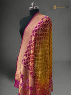 Pure Georgette Banarasi Bandhej Handloom Dupatta