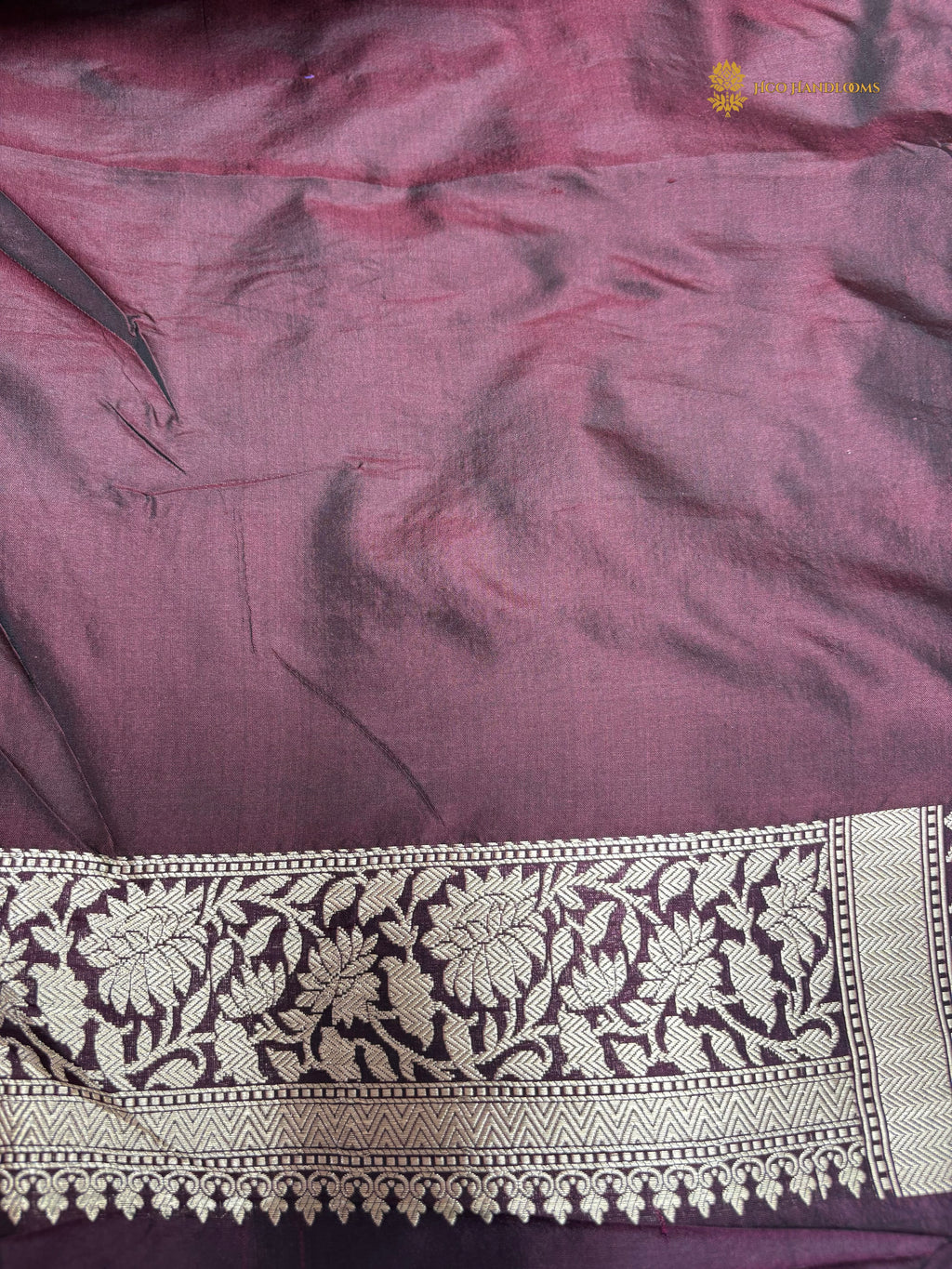 Regal Pure Katan Silk Handloom Banarasi Saree - All Over Jaal Work With Meenakari