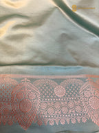 Premium Mashru Katan Silk Banarasi Saree - All Over Jaal Pattern