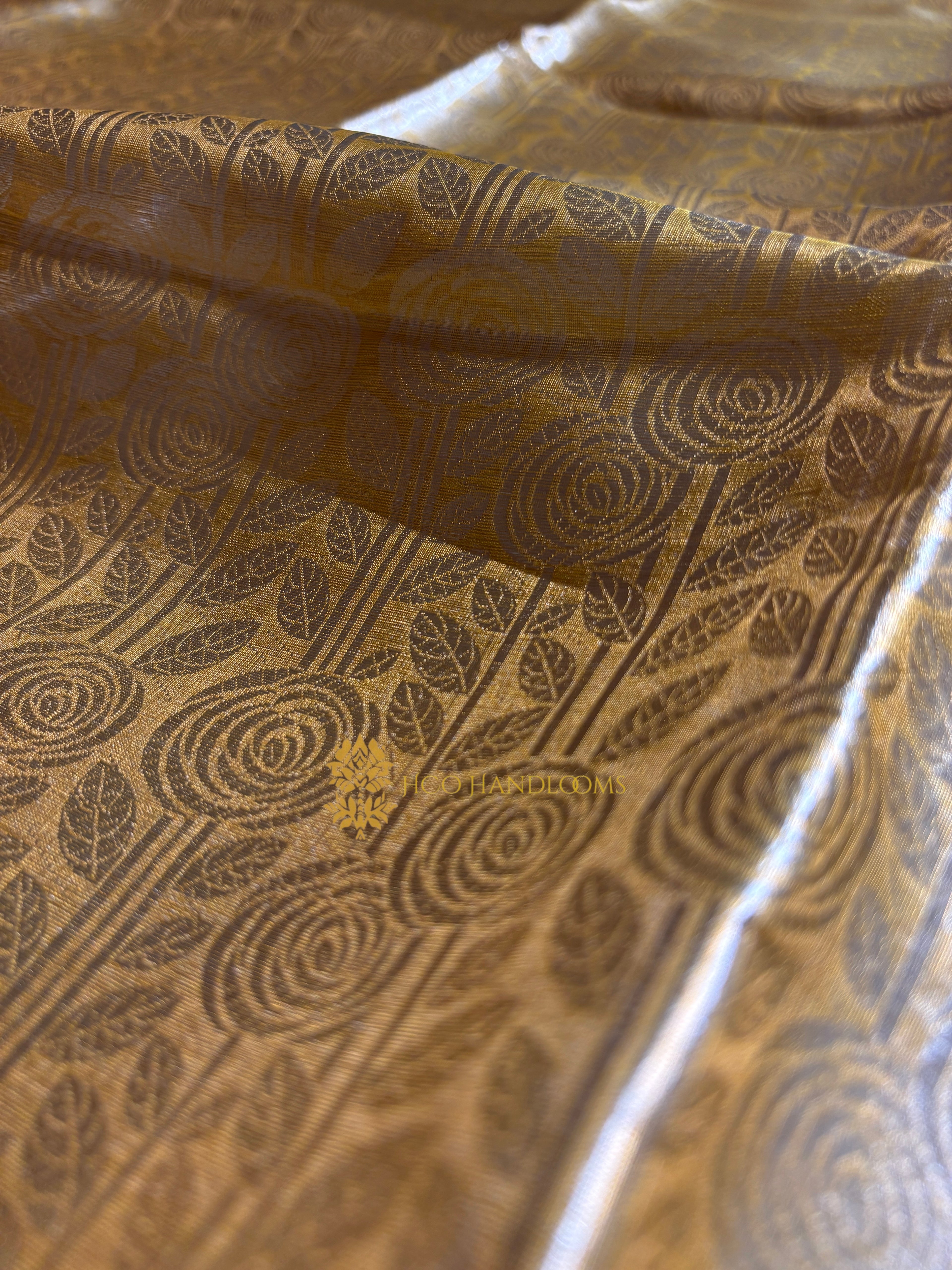 Pure Tissue Silk Tanchui Brocade  Handloom Banarasi Saree