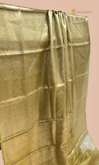 Pure Tissue Silk Tanchui Brocade Handloom Banarasi Saree