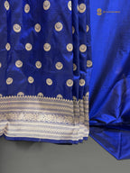 Regal Pure Katan Silk Handloom Banarasi Saree - All Over Motifs